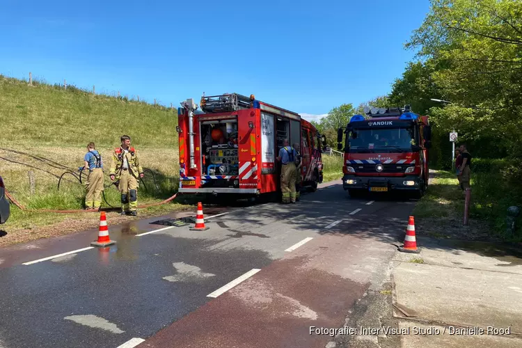 Foutje tijdens wegbrengen onkruid