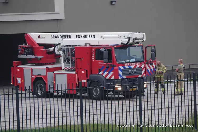 Brand bij koekfabriek Enkhuizen