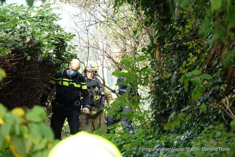 Hutje in brand in Enkhuizen