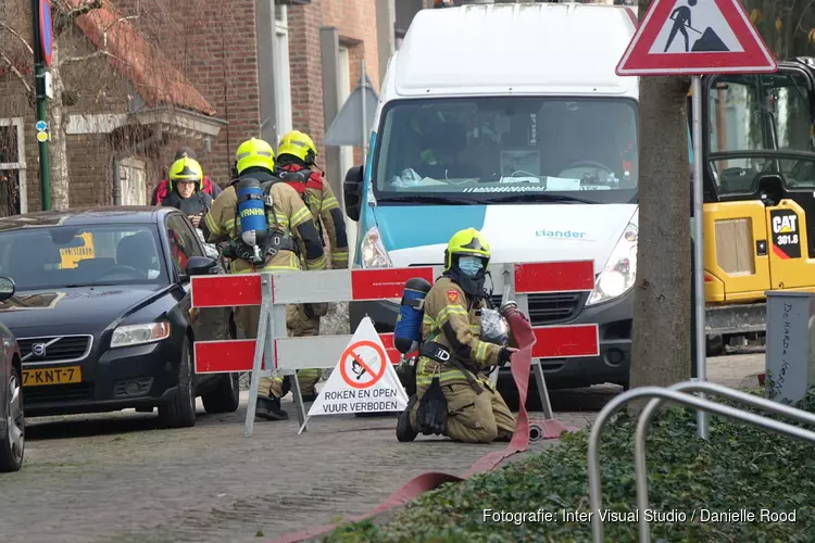 Groot gaslek in Enkhuizen