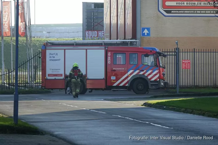 Brandmelding bij bedrijf in Enkhuizen