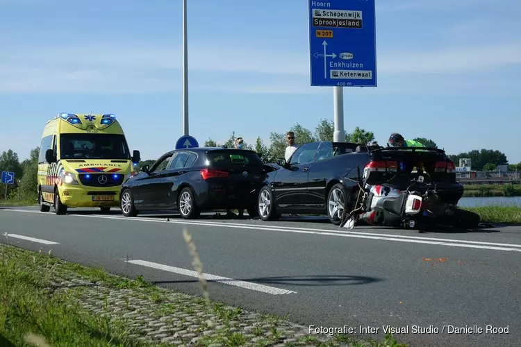 Twee gewonden bij ongeluk in Enkhuizen