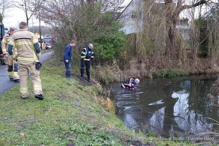 Fietser te water geraakt in Enkhuizen