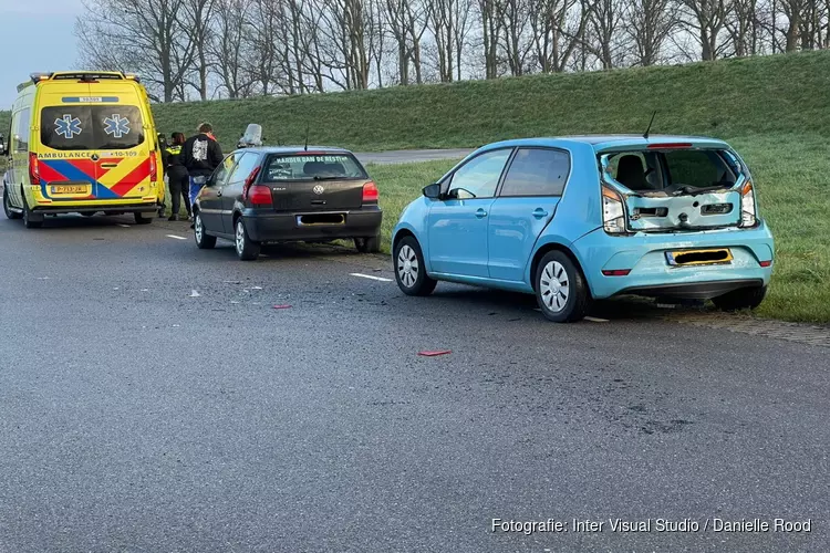 Kopstaartbotsing in Enkhuizen