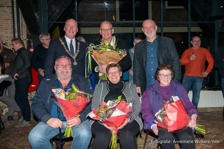 Vrijwilligersspelden uitgereikt Enkhuizen