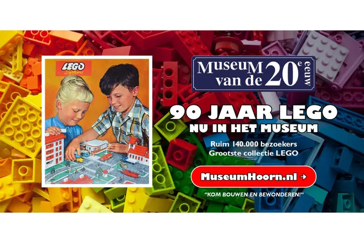 Met vader LEGO bouwen in het museum