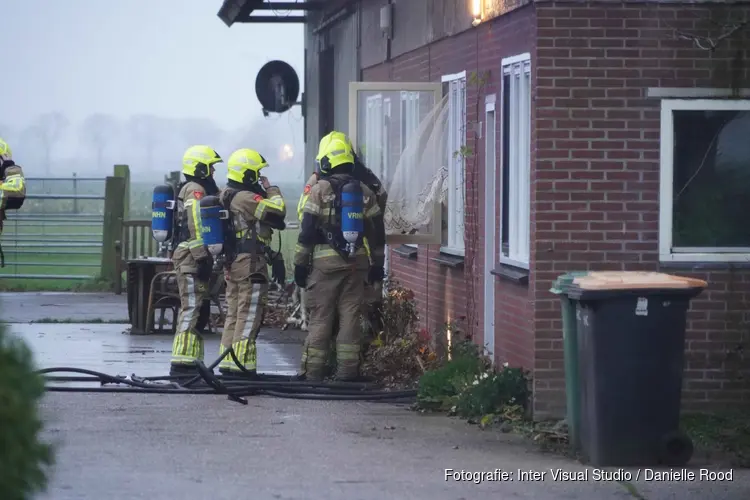 Korte brand bij woonzorgboerderij in Enkhuizen