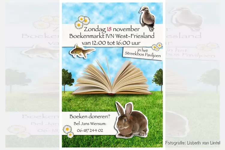 IVN Boekenmarkt op zondag 18 november