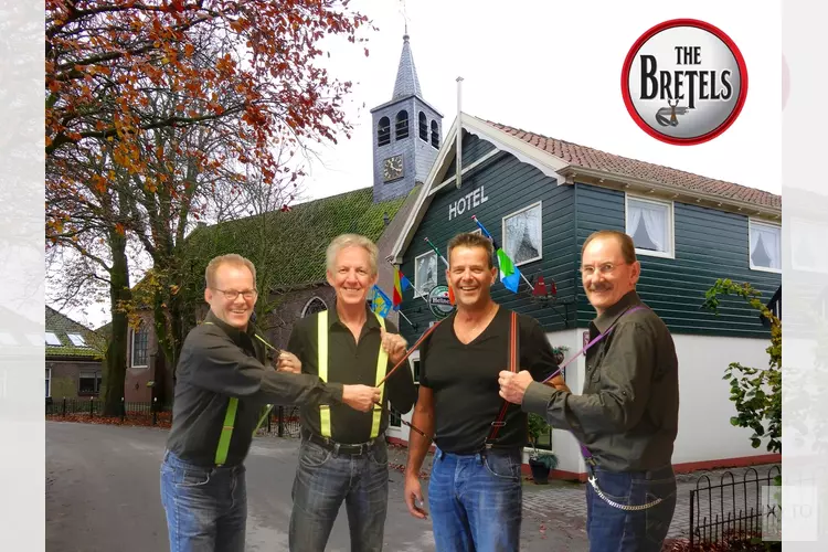 Optreden van de sixtiesband The Bretels op zondag 9 dec. in Oosterleek