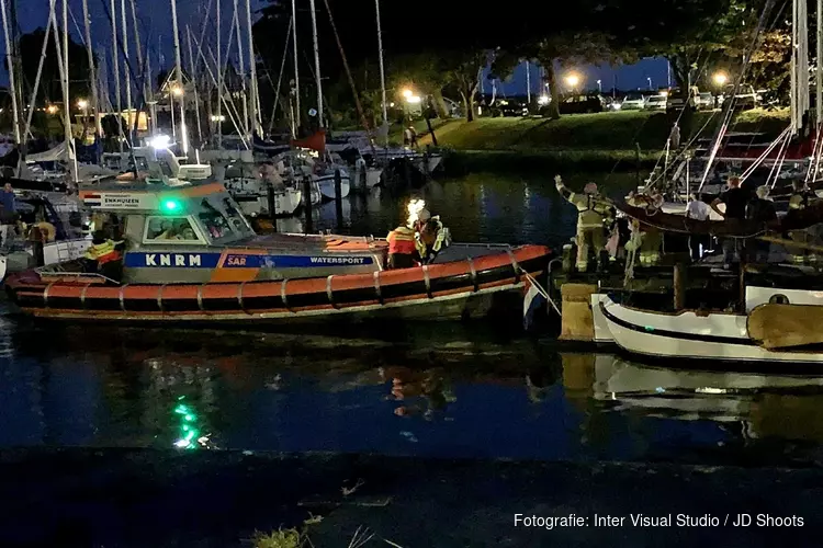 &#39;Blikseminslag in haven Enkhuizen&#39;